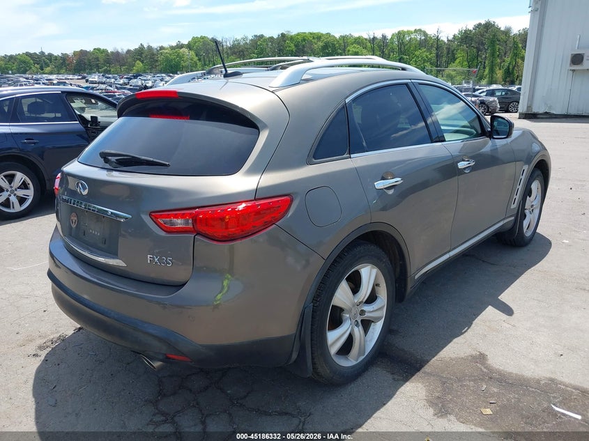 2010 Infiniti Fx35 VIN JN8AS1MW1AM854965 IAAI salvage auction — REAR END, Mv-907A (New York), sold $675 on 2026-07-11 (photo 4)