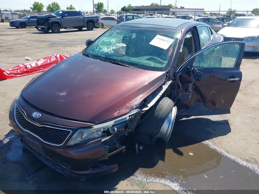 2015 Kia Optima VIN 5XXGN4A79FG384158 IAAI salvage auction — LEFT SIDE, Salvage (California), sold $750 on 2026-07-29 (photo 2)