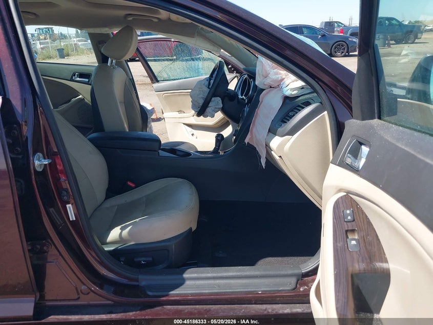 2015 Kia Optima VIN 5XXGN4A79FG384158 IAAI salvage auction — LEFT SIDE, Salvage (California), sold $750 on 2026-07-29 (photo 5)