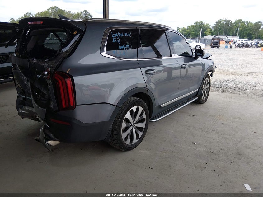 2020 Kia Telluride VIN 5XYP3DHC9LG084233 IAAI salvage auction — FRONT & REAR, Salvage (Georgia), sold $2,400 on 2026-07-13 (photo 4)