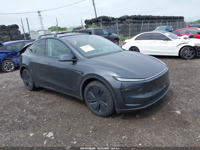 2026 Tesla Model y VIN 7SAYGDEE1TA384872 IAAI salvage auction — LEFT SIDE, Salvage (Pennsylvania), sold $13,000 on 2026-07-30 (photo 1)