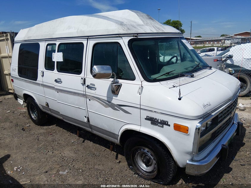 1995 Chevrolet G20 VIN 1GBEG25K5SF120453 IAAI salvage auction — LEFT SIDE, Clear (Tennessee), sold $25 on 2026-07-09 (photo 1)