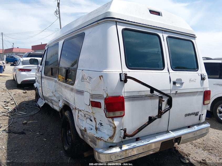 1995 Chevrolet G20 VIN 1GBEG25K5SF120453 IAAI salvage auction — LEFT SIDE, Clear (Tennessee), sold $25 on 2026-07-09 (photo 3)