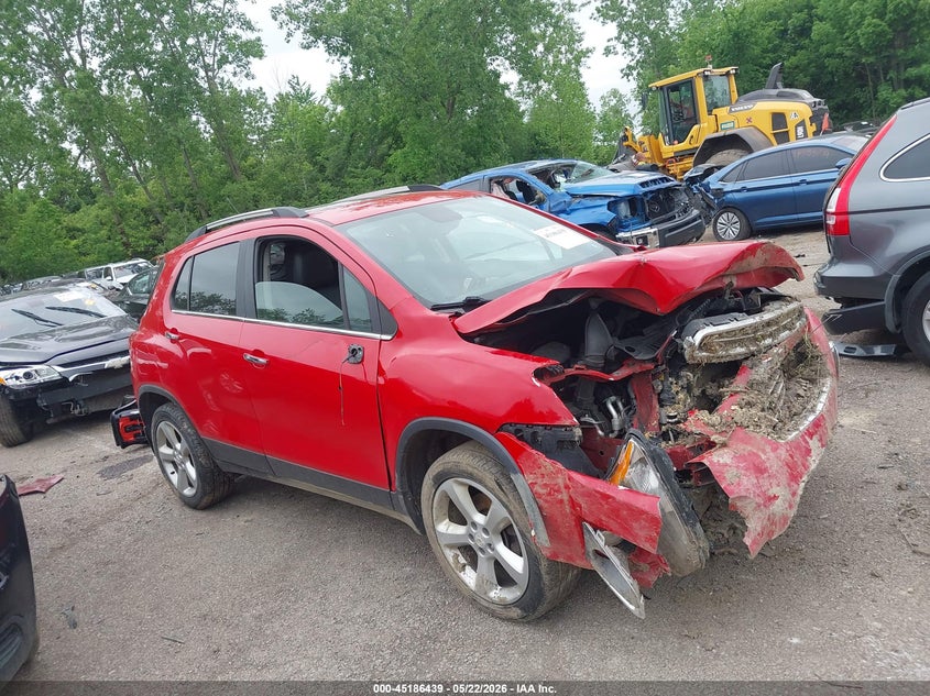 2015 Chevrolet Trax VIN KL7CJTSB0FB247684 IAAI salvage auction — FRONT END, Salvage (Ohio), sold $725 on 2026-07-07 (photo 1)