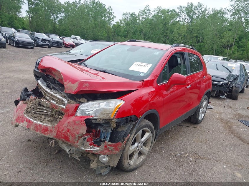 2015 Chevrolet Trax VIN KL7CJTSB0FB247684 IAAI salvage auction — FRONT END, Salvage (Ohio), sold $725 on 2026-07-07 (photo 2)