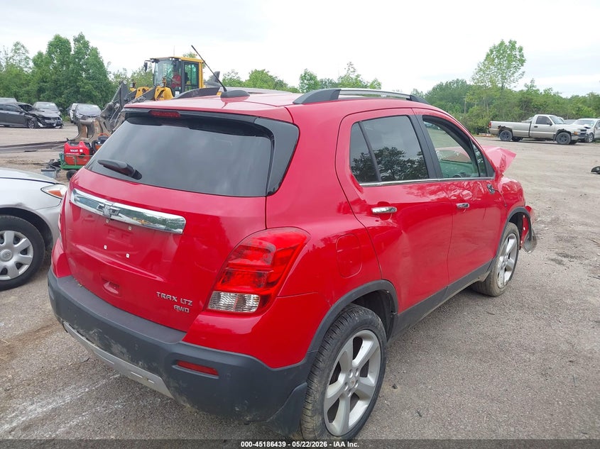 2015 Chevrolet Trax VIN KL7CJTSB0FB247684 IAAI salvage auction — FRONT END, Salvage (Ohio), sold $725 on 2026-07-07 (photo 4)