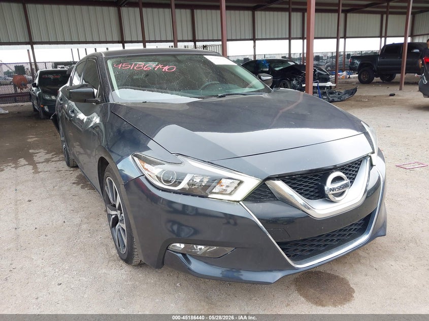 2016 Nissan Maxima VIN 1N4AA6AP6GC445180 IAAI salvage auction — REAR END, Salvage Title, sold $3,300 on 2026-07-28 (photo 1)