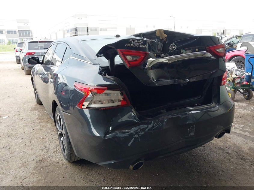 2016 Nissan Maxima VIN 1N4AA6AP6GC445180 IAAI salvage auction — REAR END, Salvage Title, sold $3,300 on 2026-07-28 (photo 3)