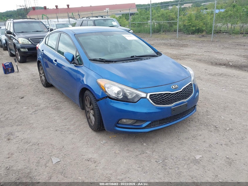 2015 Kia Forte VIN KNAFX4A83F5272326 IAAI salvage auction — LEFT REAR, Salvage (Pennsylvania), sold $525 on 2026-07-21 (photo 1)