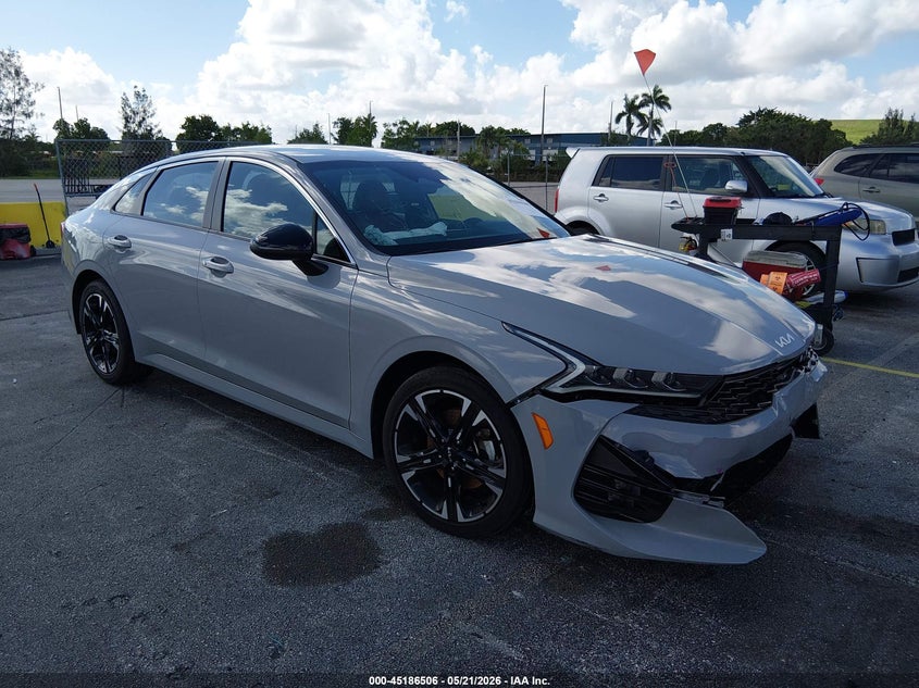 2024 Kia K5 VIN 5XXG64J27RG246205 IAAI salvage auction — FRONT END, Rebuildable (Florida), sold $975 on 2026-07-23 (photo 1)