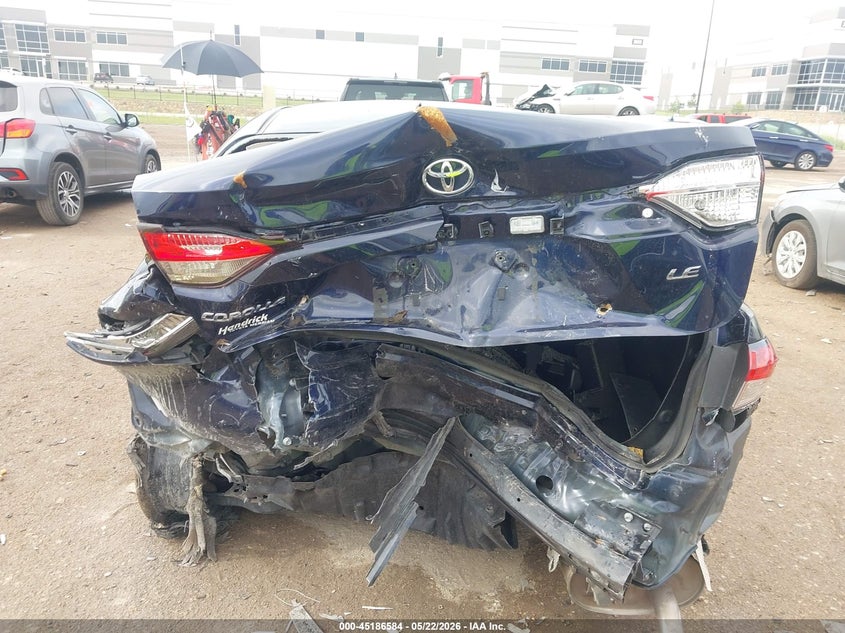 2021 Toyota Corolla VIN JTDEPMAE6MJ142811 IAAI salvage auction — FRONT & REAR, Salvage (Texas), sold $1,350 on 2026-07-14 (photo 6)