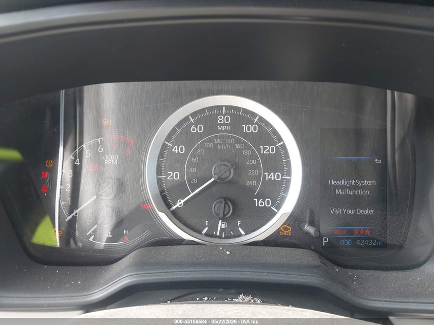 2021 Toyota Corolla VIN JTDEPMAE6MJ142811 IAAI salvage auction — FRONT & REAR, Salvage (Texas), sold $1,350 on 2026-07-14 (photo 7)