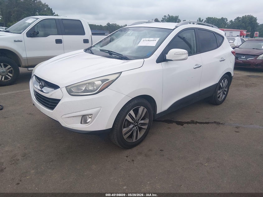2015 Hyundai Tucson VIN KM8JU3AG9FU986213 IAAI salvage auction — ROOF, Salvage (Mississippi), sold $1,850 on 2026-07-30 (photo 2)
