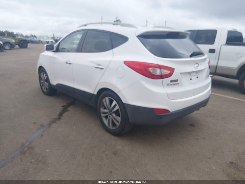2015 Hyundai Tucson VIN KM8JU3AG9FU986213 IAAI salvage auction — ROOF, Salvage (Mississippi), sold $1,850 on 2026-07-30 (photo 3)
