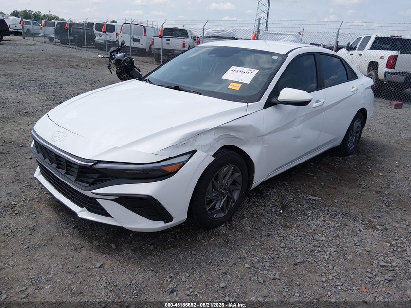2024 Hyundai Elantra VIN KMHLM4DG9RU657428 IAAI salvage auction — LEFT SIDE, Clear (Arkansas), sold $4,500 on 2026-07-31 (photo 2)