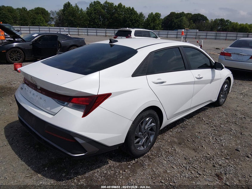 2024 Hyundai Elantra VIN KMHLM4DG9RU657428 IAAI salvage auction — LEFT SIDE, Clear (Arkansas), sold $4,500 on 2026-07-31 (photo 4)