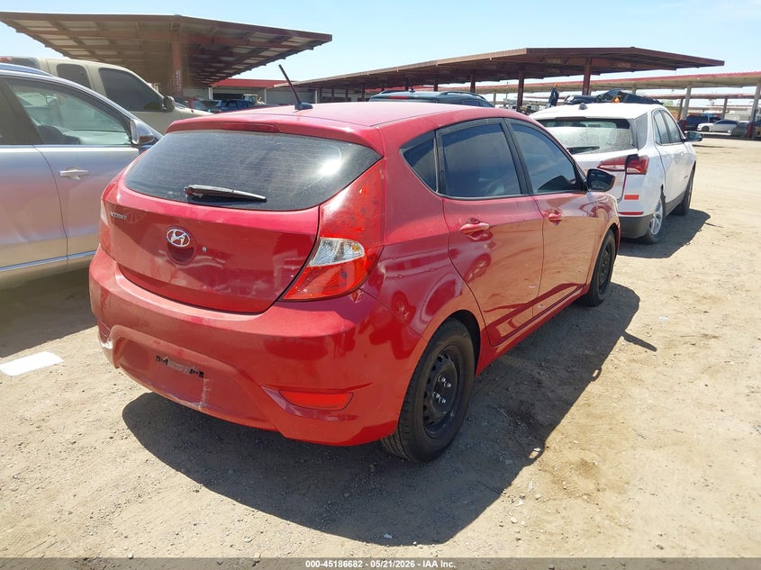 2017 Hyundai Accent VIN KMHCT5AE7HU311856 IAAI salvage auction — UNKNOWN, Salvage (Arizona), sold $425 on 2026-07-07 (photo 4)