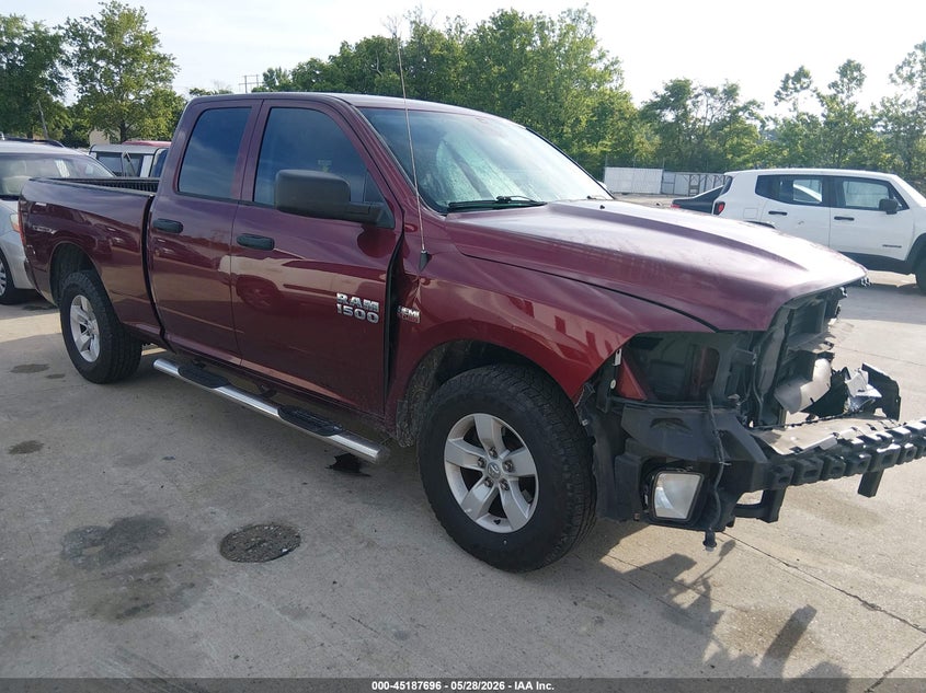 2018 Ram 1500 VIN 1C6RR6FT1JS193502 IAAI salvage auction — FRONT END, Salvage Title, sold $3,350 on 2026-07-28 (photo 1)