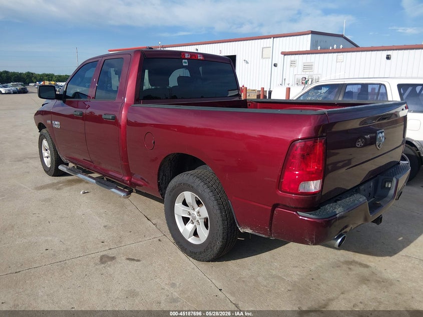 2018 Ram 1500 VIN 1C6RR6FT1JS193502 IAAI salvage auction — FRONT END, Salvage Title, sold $3,350 on 2026-07-28 (photo 3)