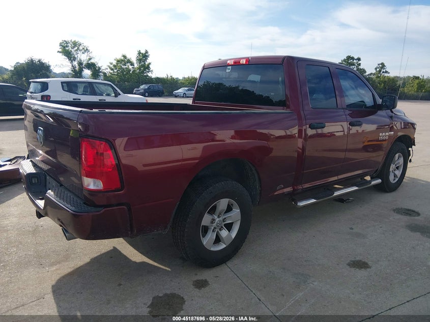 2018 Ram 1500 VIN 1C6RR6FT1JS193502 IAAI salvage auction — FRONT END, Salvage Title, sold $3,350 on 2026-07-28 (photo 4)
