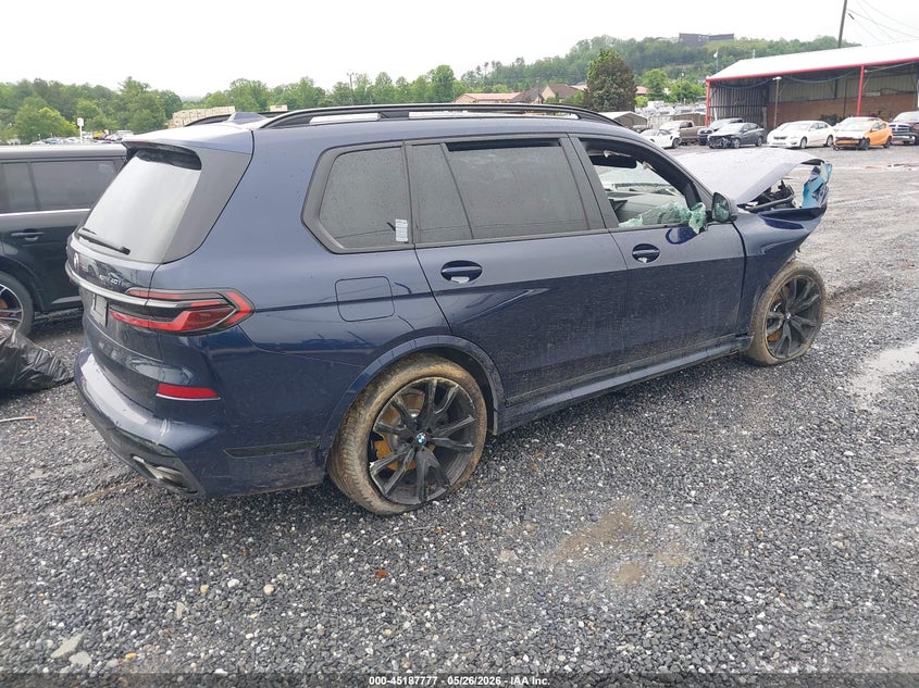 2026 BMW X7 VIN 5UX23EM00T9041279 IAAI salvage auction — FRONT & REAR, Salvage (North Carolina), sold $15,000 on 2026-07-17 (photo 4)
