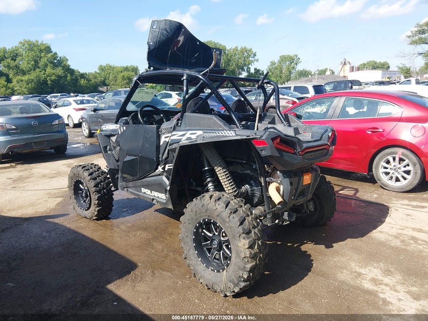 2020 Polaris Rzr VIN 3NSNAE928LF794335 IAAI salvage auction — ROLLOVER, Non-Repairable (Kansas), sold $5,950 on 2026-09-06 (photo 3)