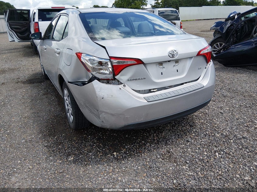 2016 Toyota Corolla VIN 5YFBURHE9GP455351 IAAI salvage auction — LEFT REAR, Salvage (Louisiana), sold $3,000 on 2026-07-15 (photo 6)