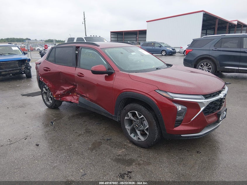 2025 Chevrolet Trax VIN KL77LHEP8SC059225 IAAI salvage auction — LEFT & RIGHT, Salvage (Missouri), sold $4,300 on 2026-07-30 (photo 1)