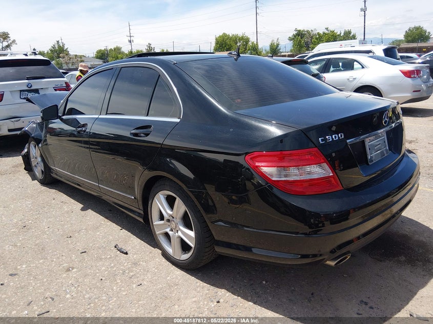 2011 Mercedes-benz C class VIN WDDGF8BB1BR134756 IAAI salvage auction — LEFT FRONT, Salvage (Colorado), sold $400 on 2026-08-04 (photo 3)