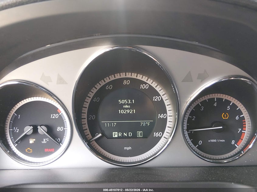 2011 Mercedes-benz C class VIN WDDGF8BB1BR134756 IAAI salvage auction — LEFT FRONT, Salvage (Colorado), sold $400 on 2026-08-04 (photo 7)