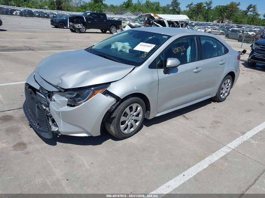 2021 Toyota Corolla VIN 5YFEPMAE1MP205907 IAAI salvage auction — FRONT END, Salvage (Indiana), sold $2,750 on 2026-07-08 (photo 2)