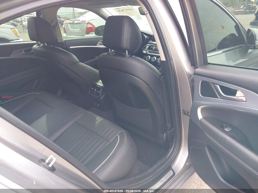 2021 Genesis G70 VIN KMTG74LE0MU074415 IAAI salvage auction — FRONT END, Salvage Title, sold $8,400 on 2026-07-22 (photo 8)