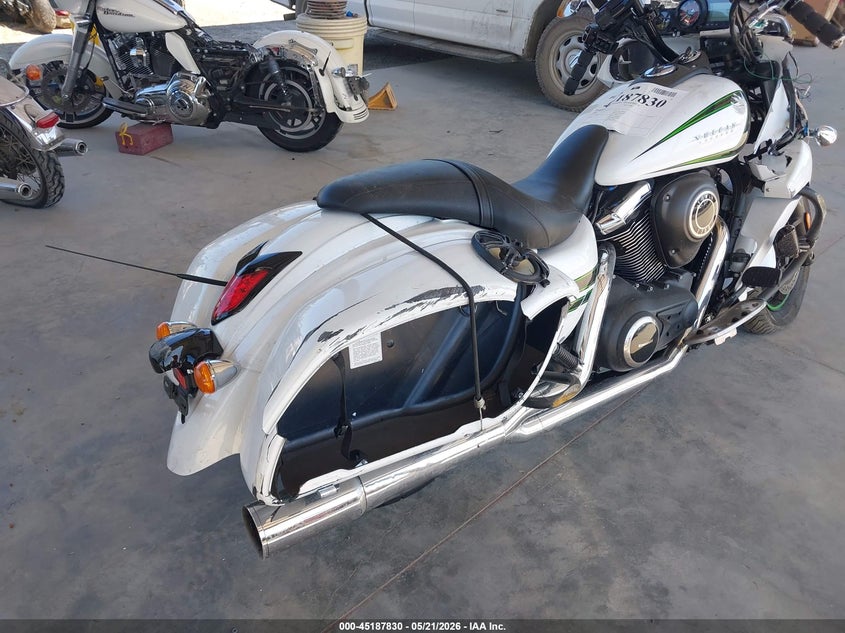 2016 Kawasaki VIN JKBVNRK11GA009415 IAAI salvage auction — FRONT END, Bill Of Sale (Washington), sold $450 on 2026-07-14 (photo 4)