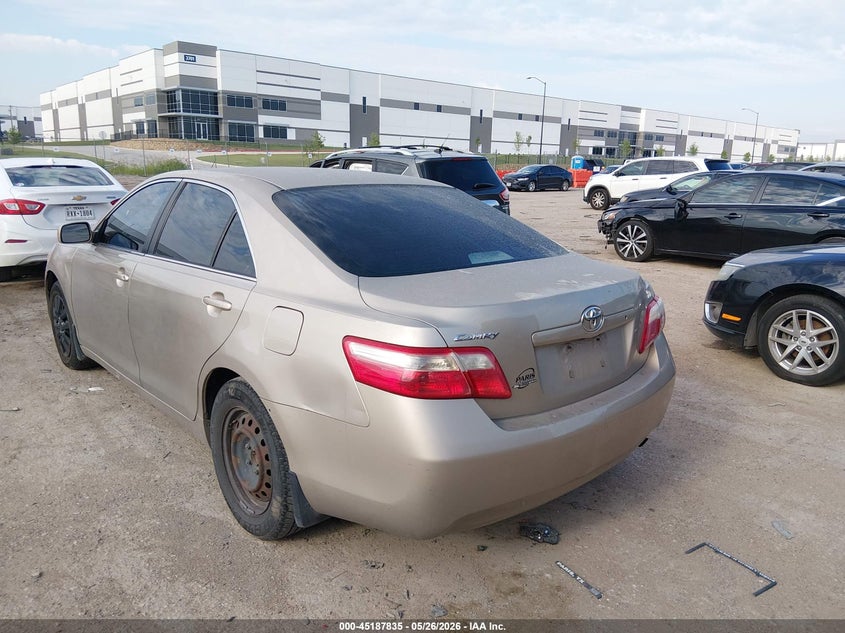 2007 Toyota Camry VIN 4T1BE46K17U502668 IAAI salvage auction — RIGHT FRONT, Salvage (Texas), sold $375 on 2026-07-27 (photo 3)