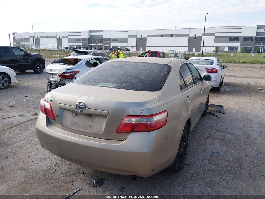 2007 Toyota Camry VIN 4T1BE46K17U502668 IAAI salvage auction — RIGHT FRONT, Salvage (Texas), sold $375 on 2026-07-27 (photo 4)