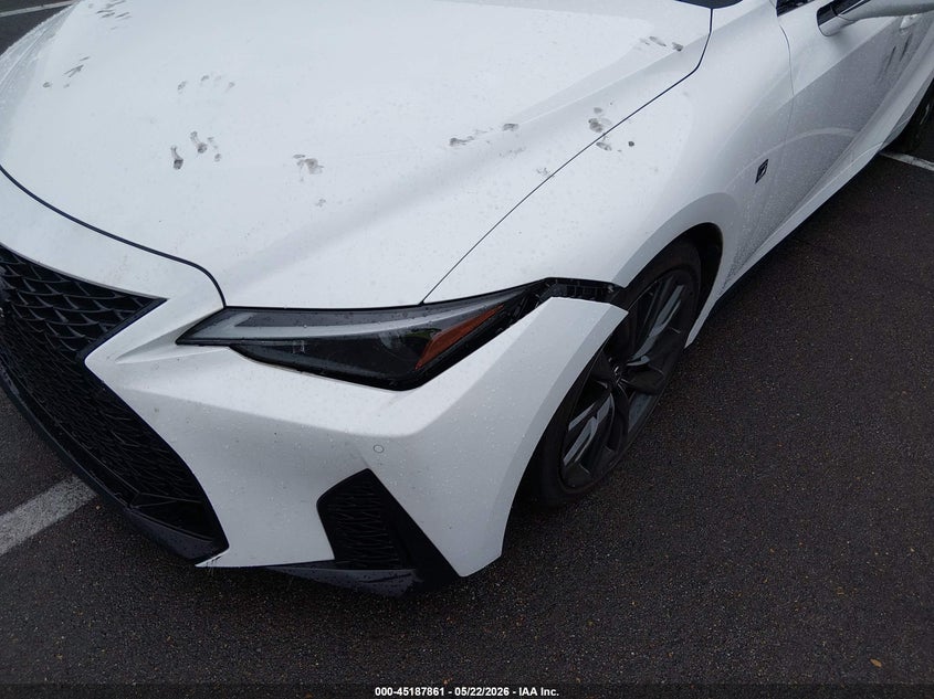 2024 Lexus Is VIN JTHGZ1B2XR5082360 IAAI salvage auction — FRONT END, Clear (Tennessee), sold $26,250 on 2026-07-31 (photo 6)