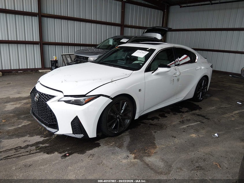 2024 Lexus Is VIN JTHGZ1B2XR5082360 IAAI salvage auction — FRONT END, Clear (Tennessee), sold $26,250 on 2026-07-31 (photo 2)