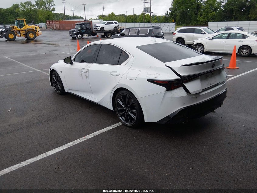 2024 Lexus Is VIN JTHGZ1B2XR5082360 IAAI salvage auction — FRONT END, Clear (Tennessee), sold $26,250 on 2026-07-31 (photo 3)