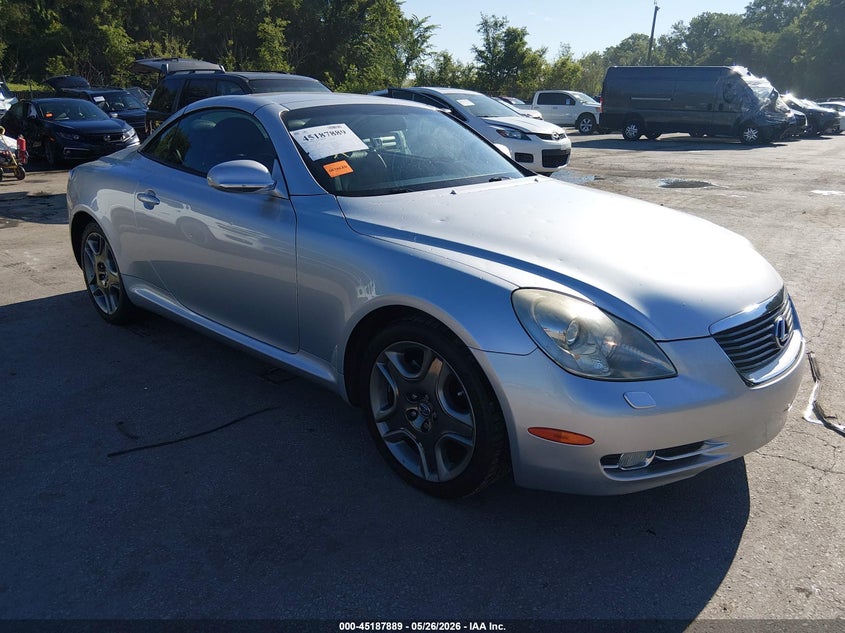 2006 Lexus Sc 430 VIN JTHFN48Y969001888 IAAI salvage auction — HAIL, Salvage (Kansas), sold $3,200 on 2026-07-09 (photo 1)