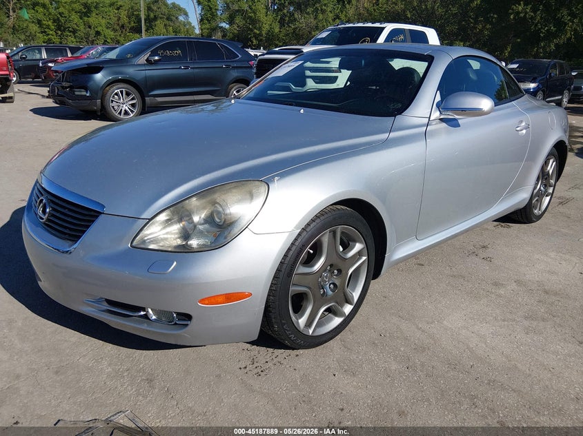 2006 Lexus Sc 430 VIN JTHFN48Y969001888 IAAI salvage auction — HAIL, Salvage (Kansas), sold $3,200 on 2026-07-09 (photo 2)