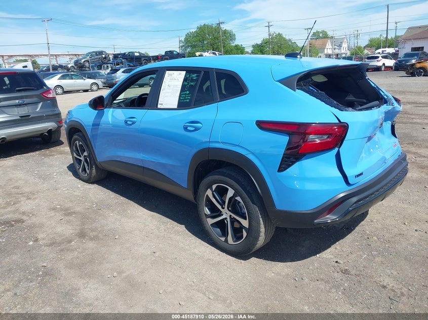 2024 Chevrolet Trax VIN KL77LGE29RC123376 IAAI salvage auction — REAR END, Mv-907A (New York), sold $5,725 on 2026-07-22 (photo 3)
