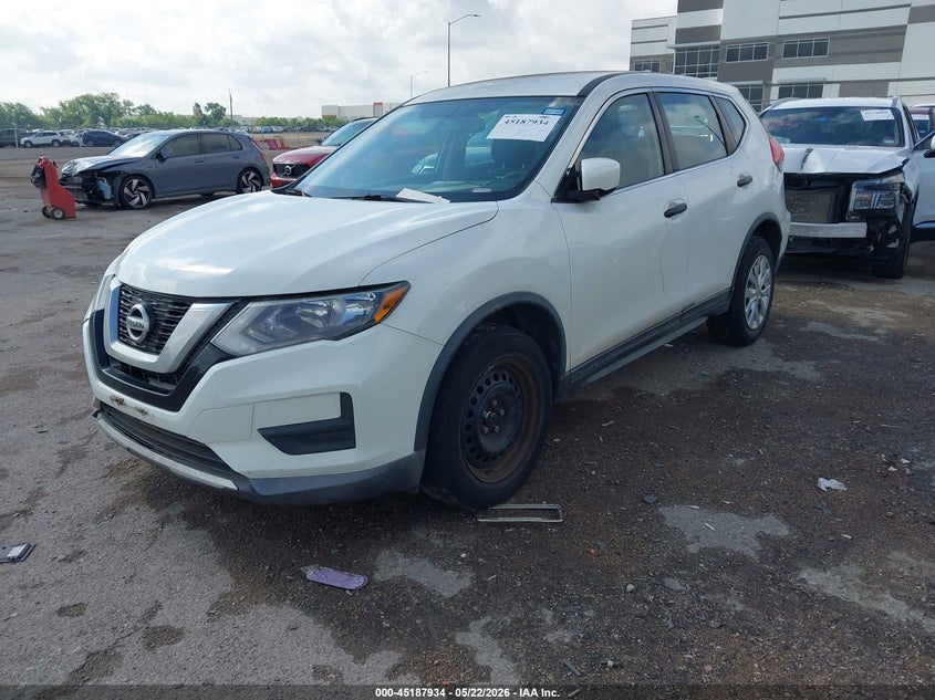 2017 Nissan Rogue VIN KNMAT2MVXHP538348 IAAI salvage auction — RIGHT FRONT, Original (Texas), sold $3,150 on 2026-07-17 (photo 2)