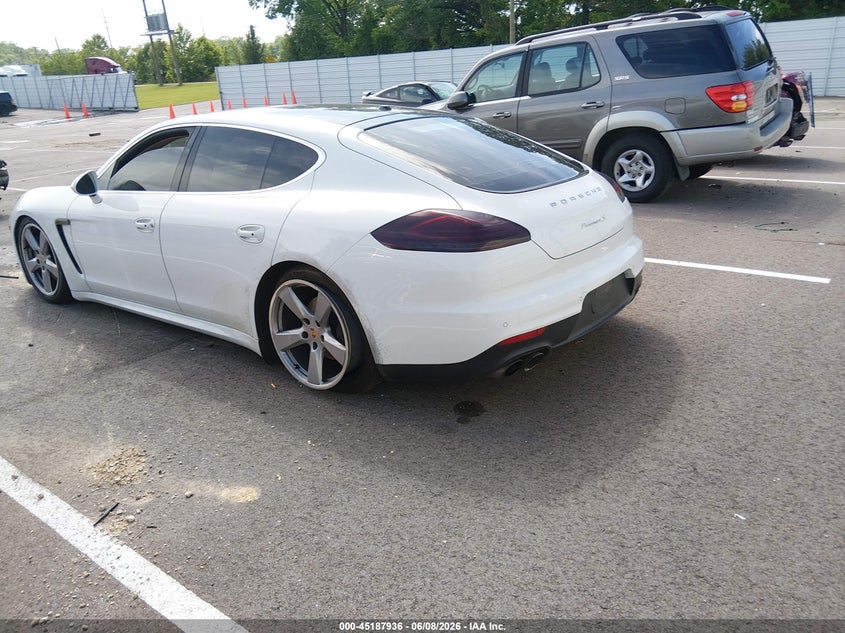 2016 Porsche Panamera VIN WP0AB2A78GL050787 IAAI salvage auction — LEFT REAR, Salvage Title, sold $9,400 on 2026-07-28 (photo 3)