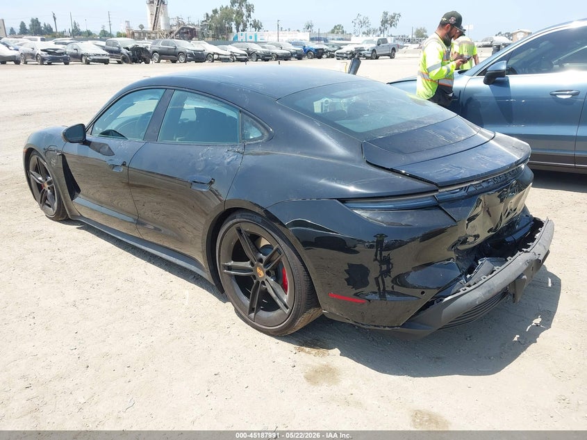 2025 Porsche Taycan VIN WP0AB2Y14SSA41779 IAAI salvage auction — REAR END, Salvage (California), sold $47,150 on 2026-08-17 (photo 3)