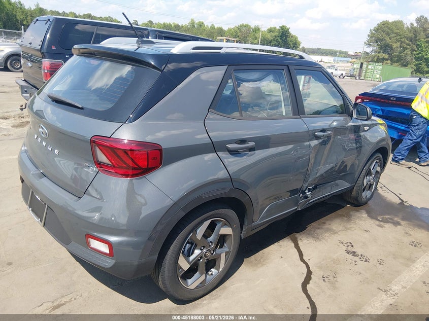 2023 Hyundai Venue VIN KMHRC8A35PU276937 IAAI salvage auction — RIGHT SIDE, Salvage (North Carolina), sold $6,500 on 2026-07-15 (photo 4)