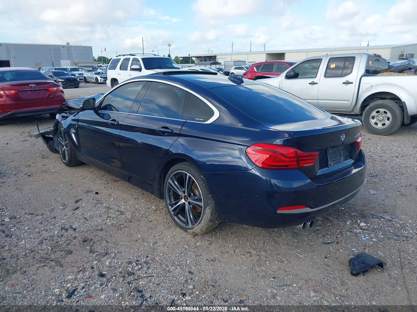2018 BMW 4er VIN WBA4J1C58JBG76360 IAAI salvage auction — LEFT FRONT, Salvage (Texas), sold $1,000 on 2026-07-09 (photo 3)