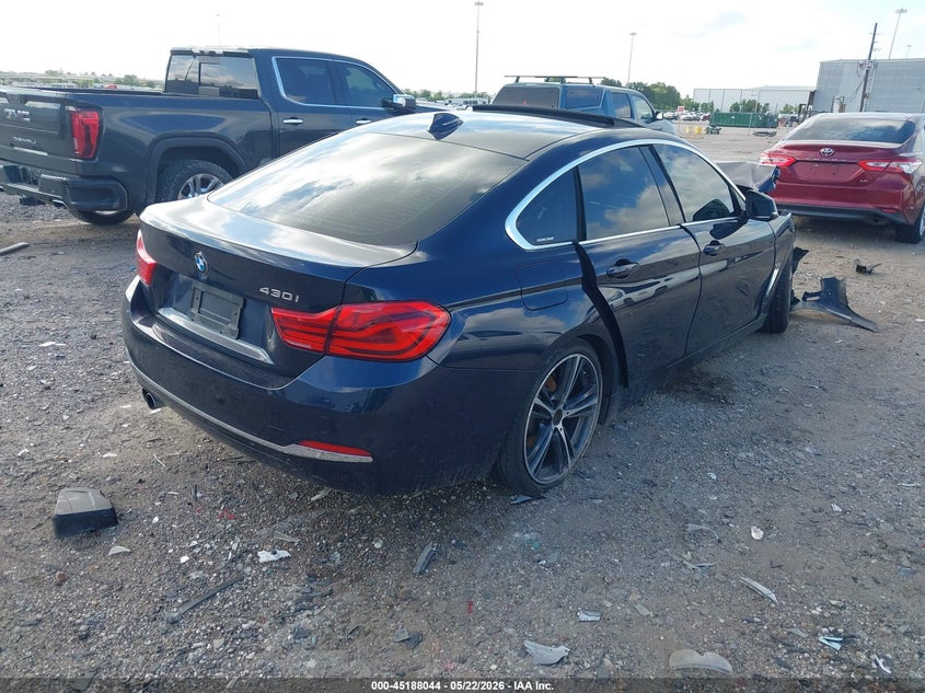 2018 BMW 4er VIN WBA4J1C58JBG76360 IAAI salvage auction — LEFT FRONT, Salvage (Texas), sold $1,000 on 2026-07-09 (photo 4)