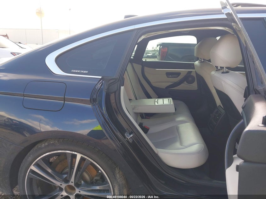 2018 BMW 4er VIN WBA4J1C58JBG76360 IAAI salvage auction — LEFT FRONT, Salvage (Texas), sold $1,000 on 2026-07-09 (photo 8)