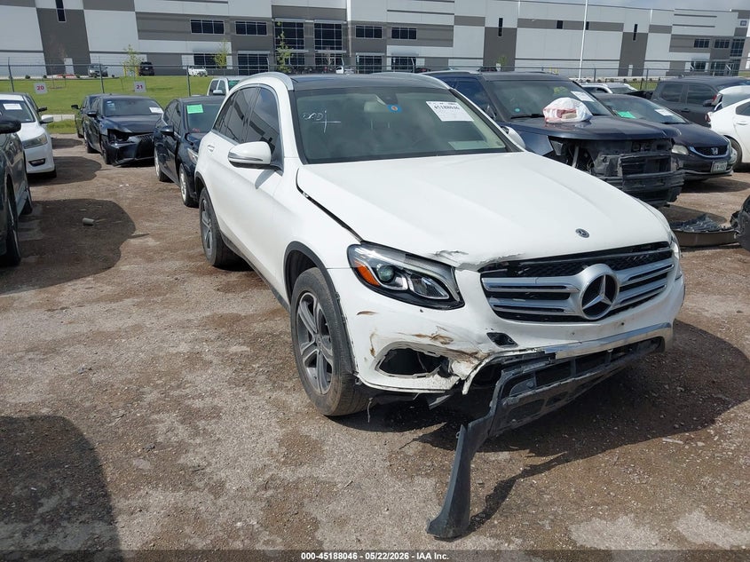2019 Mercedes-benz Glc VIN WDC0G4JB3K1000939 IAAI salvage auction — FRONT END, Salvage (Texas), sold $6,100 on 2026-07-28 (photo 1)
