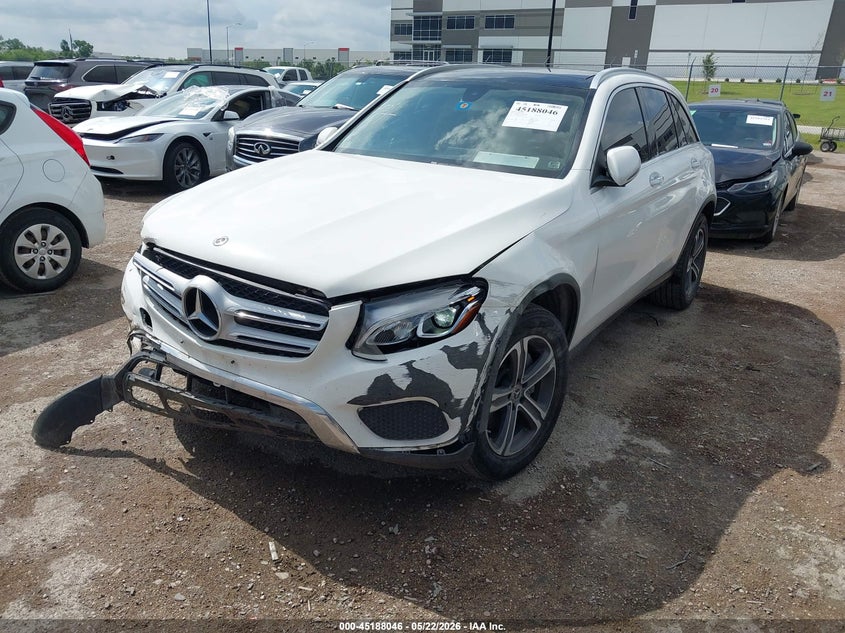 2019 Mercedes-benz Glc VIN WDC0G4JB3K1000939 IAAI salvage auction — FRONT END, Salvage (Texas), sold $6,100 on 2026-07-28 (photo 2)
